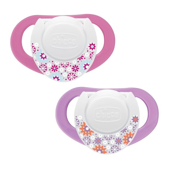 CHICCO Пустышка Physio Compact, силикон