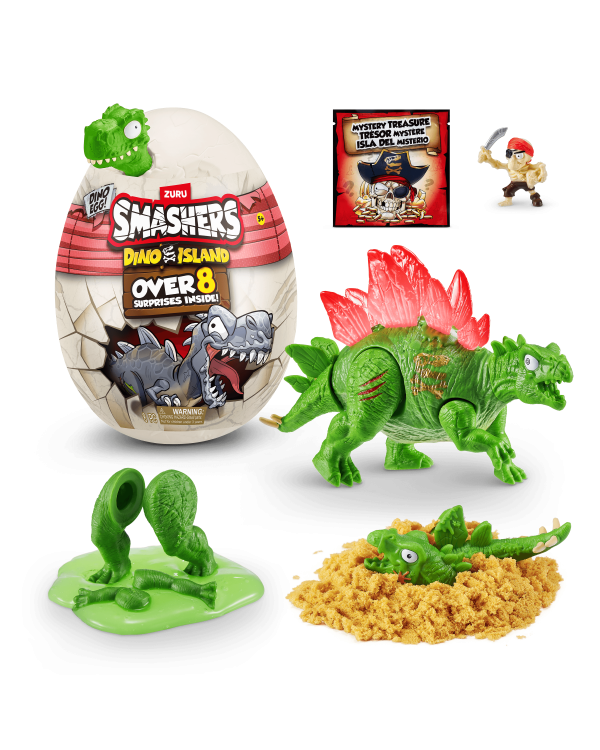 SMASHERS интерактивное яйцо-сюрприз Mini Dino Island