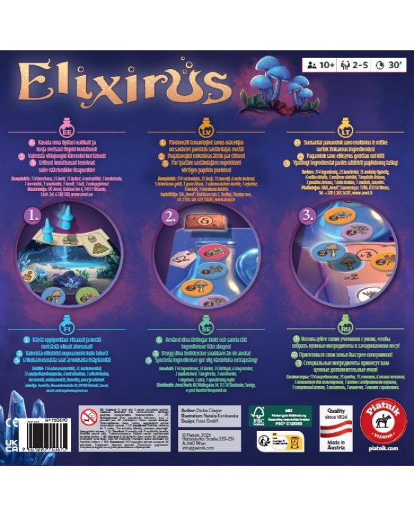 Дополнительное изображение книги «PIATNIK Настольная игра Elixirus»