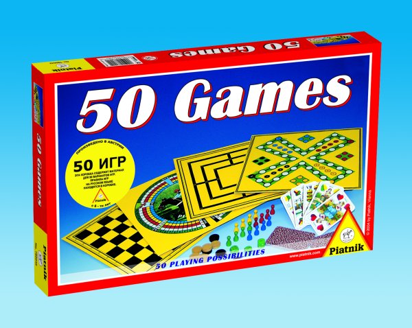 PIATNIK Набор настольных игр 50 игр