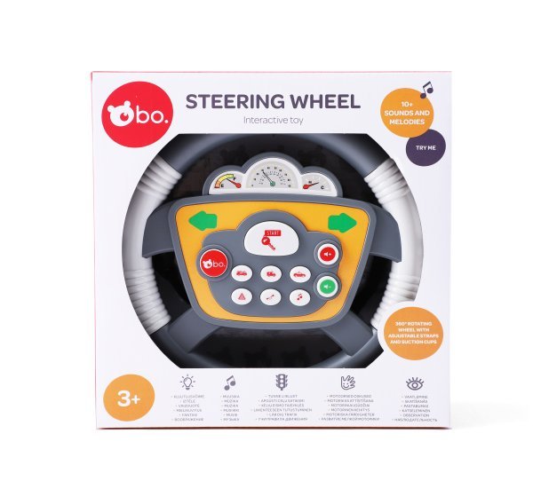 bo. Интерактивная игрушка "Руль" bo. Интерактивная игрушка "Руль"