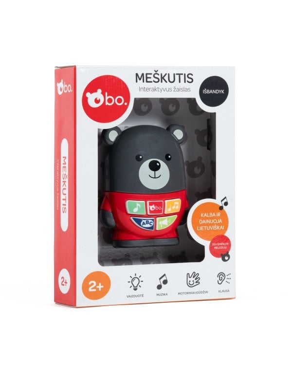 bo. Интерактивная игрушка "Медвежонок" (на лит. яз)