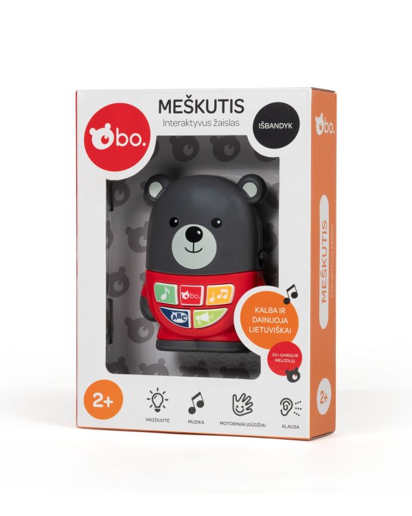 bo. Интерактивная игрушка "Медвежонок" (на лит. яз)