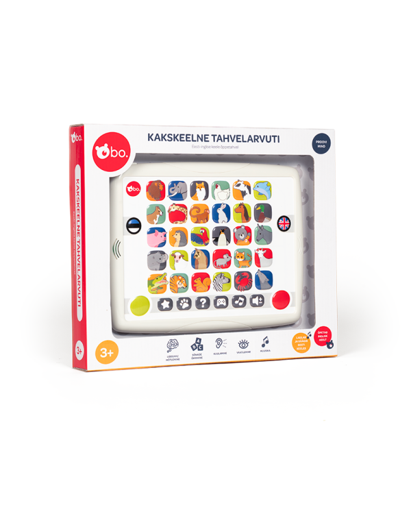 bo. Обучающая игрушка - Двуязычный планшет (эстонский язык)