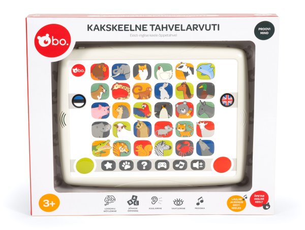 bo. Обучающая игрушка - Двуязычный планшет (эстонский язык)