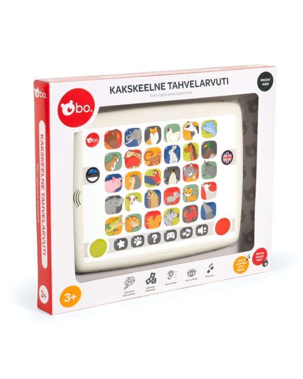 bo. Обучающая игрушка - Двуязычный планшет (эстонский язык)