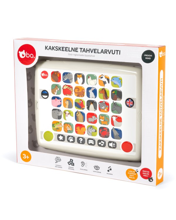 bo. Обучающая игрушка - Двуязычный планшет (эстонский язык)