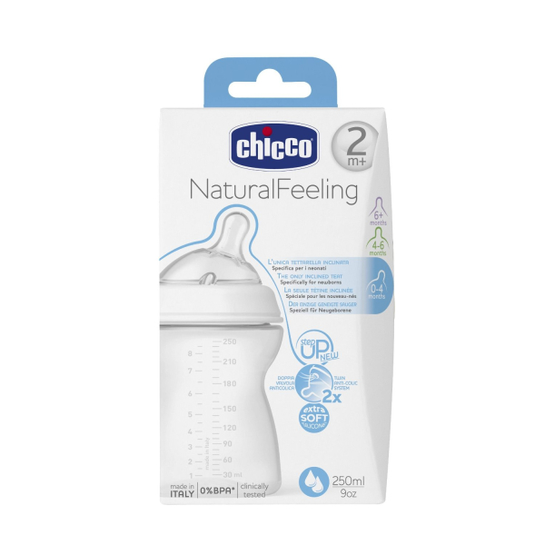 Обложка книги «CHICCO Step up бутылочка для кормления 2м+, 250мл»