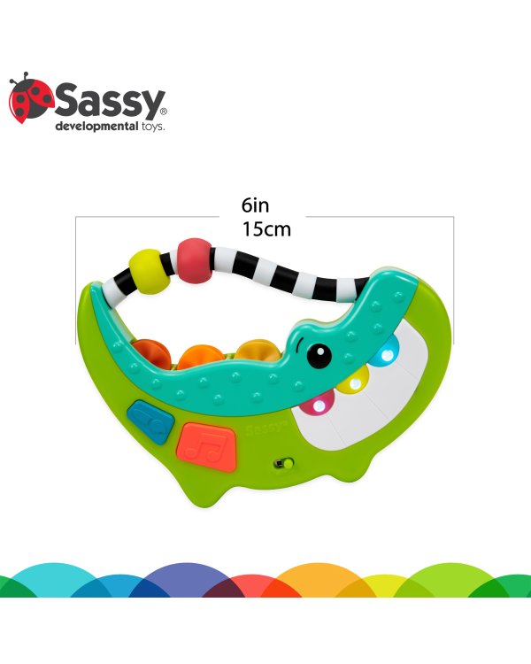 Дополнительное изображение книги «SASSY Развивающая игрушка Крокодил»