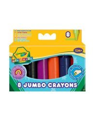 CRAYOLA MINIKIDS Большие восковые мелки, 8 шт.