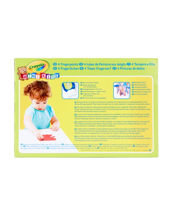 Дополнительное изображение книги «CRAYOLA MINIKIDS 4 пальчиковых краски»