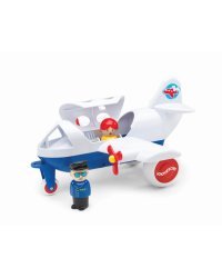 VIKING TOYS Jumbo самолёт с 2 фигурками, 30 см