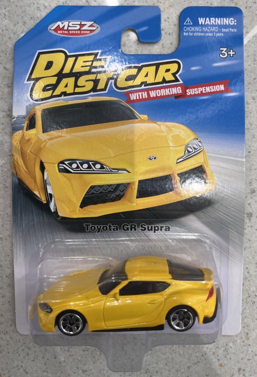 Обложка книги «MSZ металлическая модель Toyota Supra, масштаб 1:58»