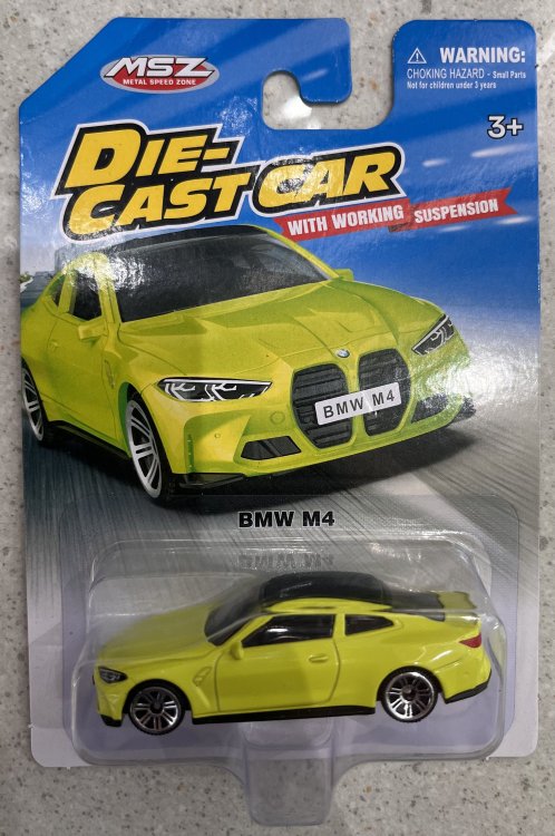 Обложка книги «MSZ металлическая модель BMW M4 G82, масштаб 1:64»