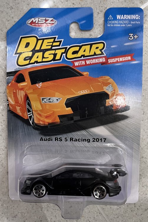 Обложка книги «MSZ металлическая модель Audi RS5 DTM, масштаб 1:64»