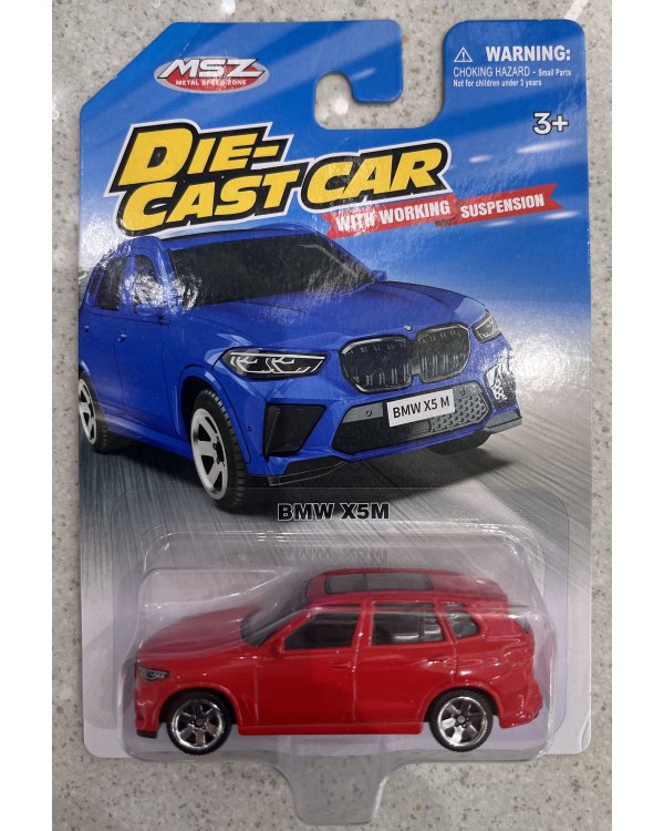 Дополнительное изображение книги «MSZ металлическая модель BMW X5M, масштаб 1:64»