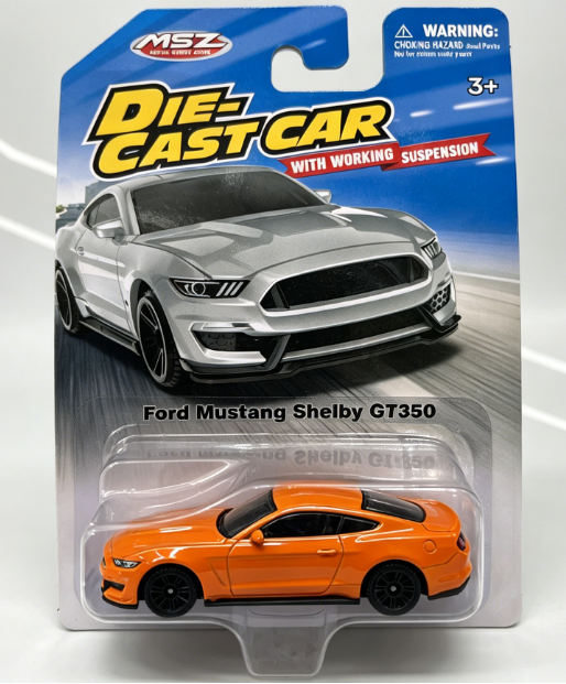 Обложка книги «MSZ металлическая модель Ford Shelby GT350, масштаб 1:64»