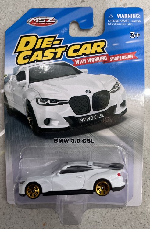 Обложка книги «MSZ металлическая модель BMW 3.0 CSL, масштаб 1:64»