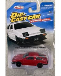 MSZ металлическая модель Toyota Sprinter Trueno (AE86), масштаб 1:55