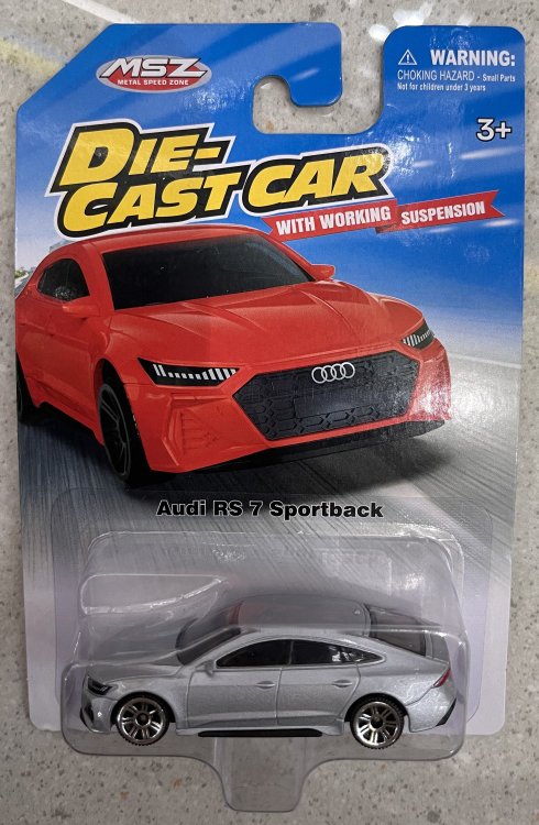Обложка книги «MSZ металлическая модель Audi RS7, масштаб 1:64»