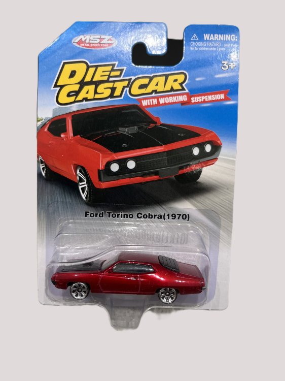 Обложка книги «MSZ металлическая модель 1970 Ford Torino Cobra, масштаб 1:64»