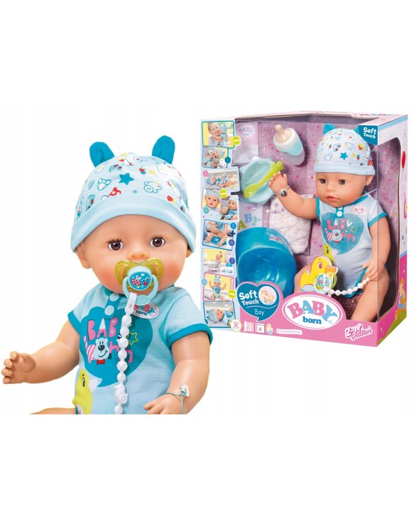BABY BORN Soft Touch кукла мальчик 43 см