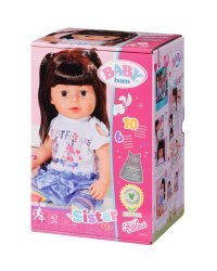 BABY BORN Кукла сестра брюнетка, 43 см