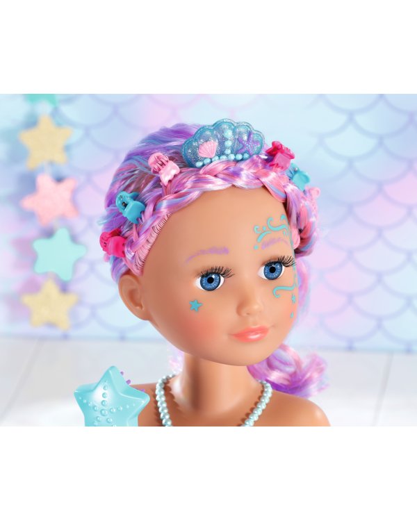 BABY BORN Голова-манекен Mermaid