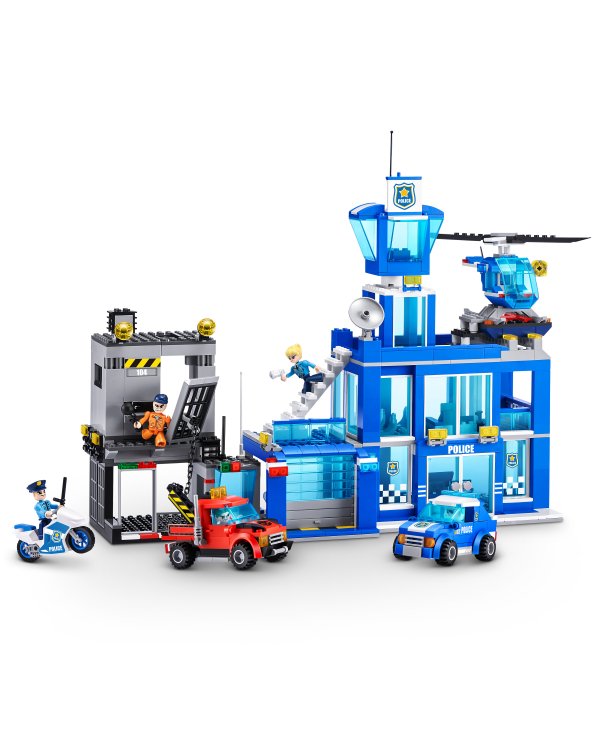 MAX CITY конструктор Полицейский участок, 889 частей