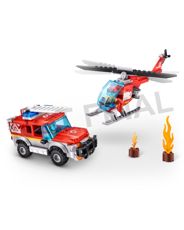 MAX CITY конструктор Пожарная часть, 265 частей