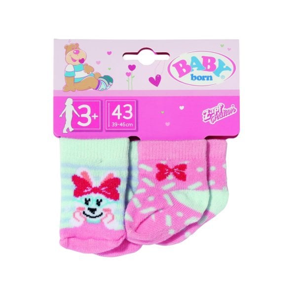 BABY BORN носки 2 пары, для куклы 43 см BABY BORN носки 2 пары, для куклы 43 см