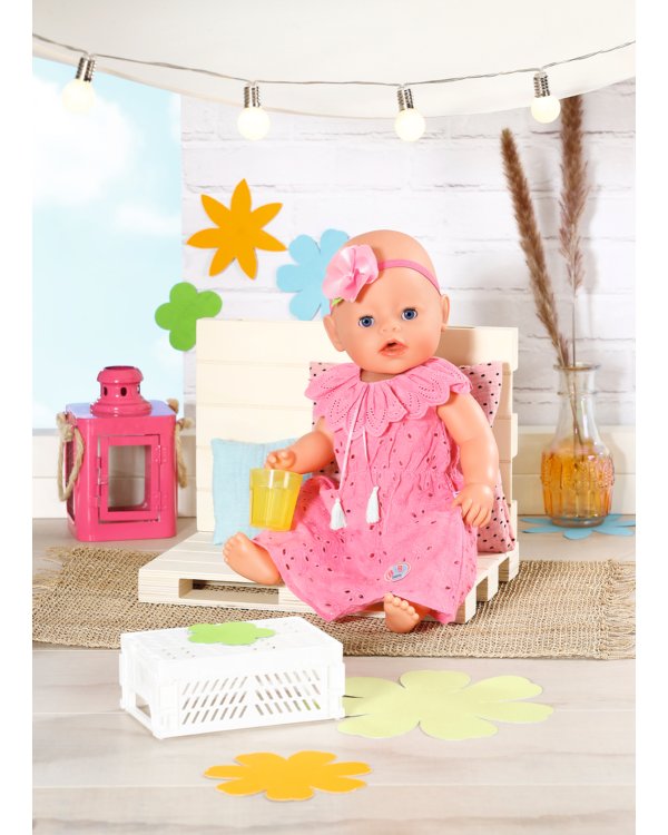 BABY BORN цветочное платье, 43 см