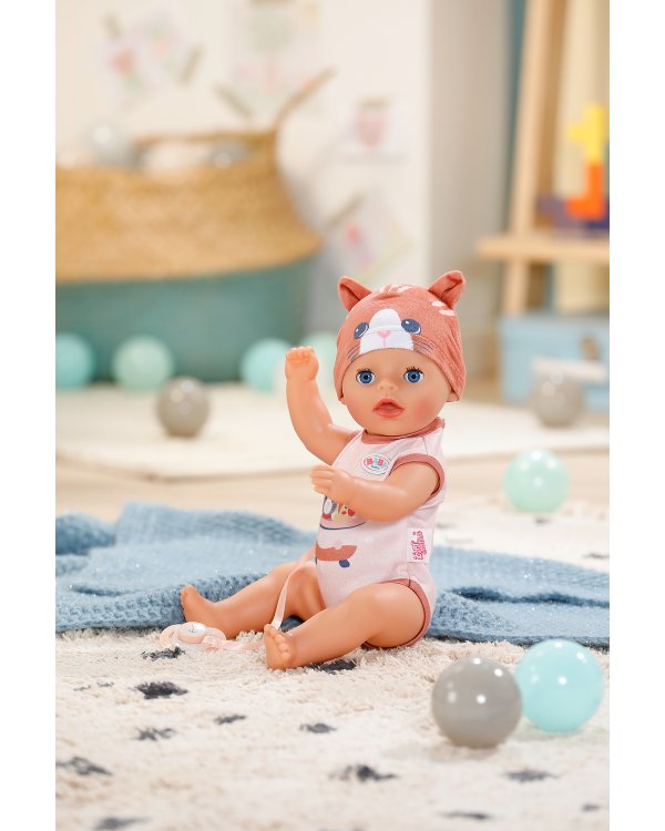 Дополнительное изображение книги «BABY BORN кукла Lena в костюме с кошачьим принтом, 36 cm»