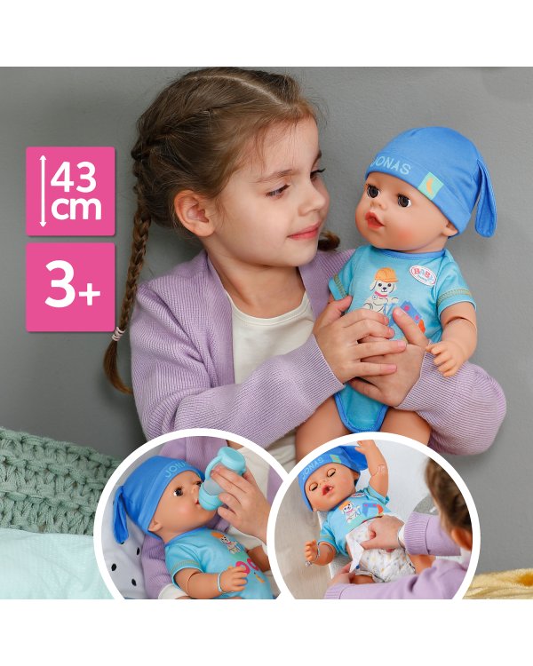 Дополнительное изображение книги «BABY BORN Кукла Jonas Click and Play, 43 см»