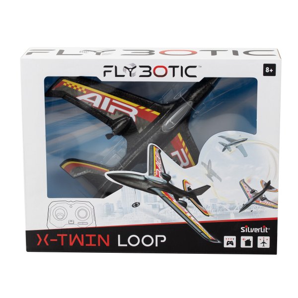 Обложка книги «FLYBOTIC самолёт на радиоуправлении X-Twin Loop, 29см»