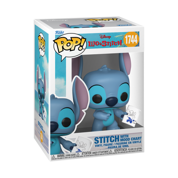 Обложка книги «FUNKO POP! Vinyl: Фигурка: Disney: Lilo & Stitch - Stitch with Mood Chart (w/ Chase)»