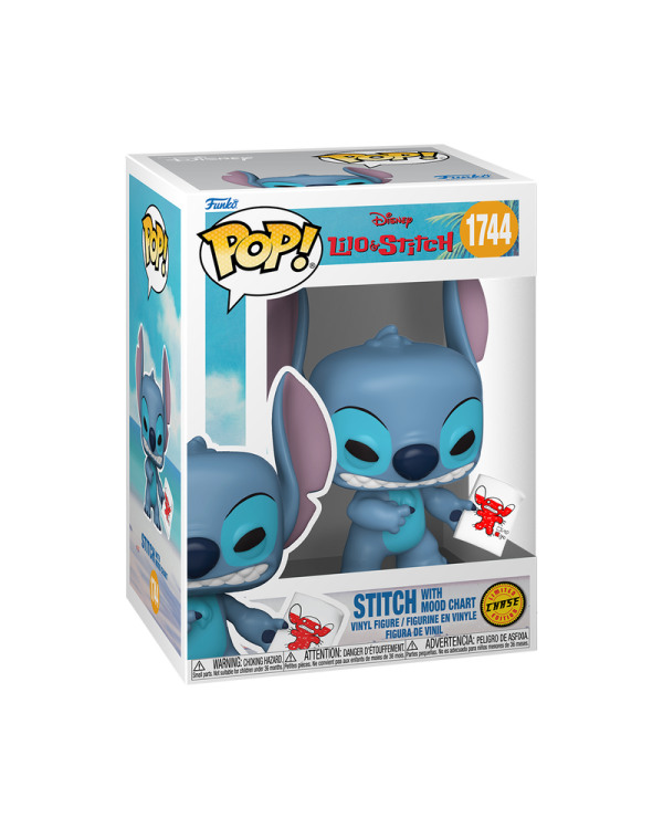 Дополнительное изображение книги «FUNKO POP! Vinyl: Фигурка: Disney: Lilo & Stitch - Stitch with Mood Chart (w/ Chase)»