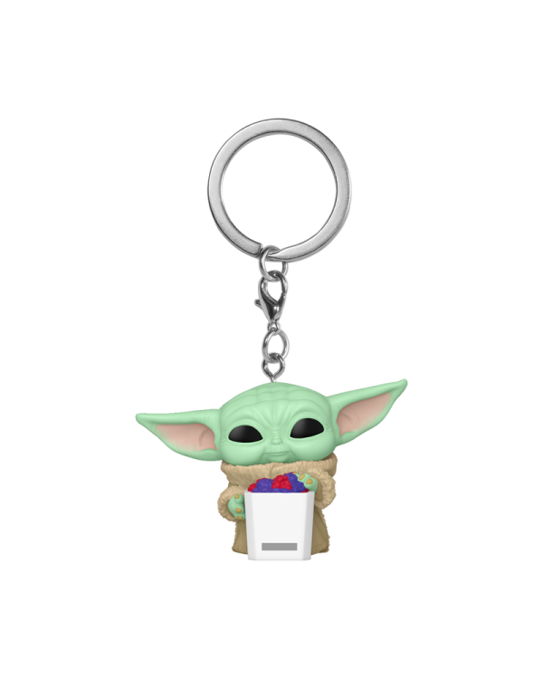 FUNKO POP! Брелок: Mandalorian & Grogu - Grogu with Snack