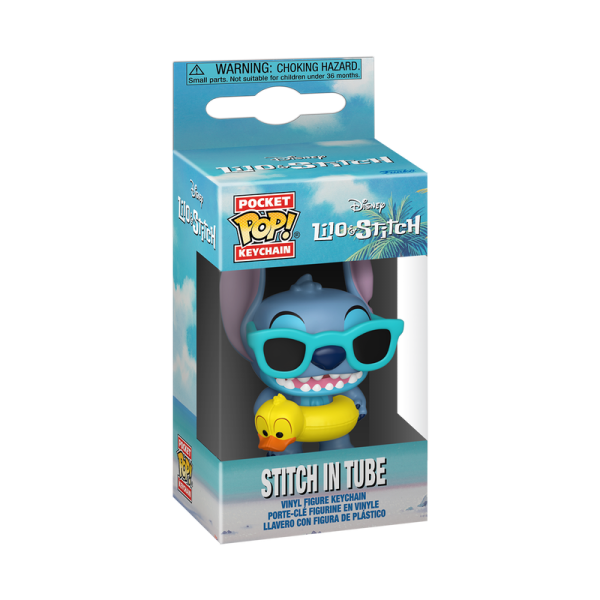 FUNKO POP! Брелок: Disney: Lilo & Stitch - Stitch in Tube​