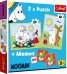 TREFL MOOMIN Комплект пазлов "Муми-тролли" 30шт. + 48шт. + 24 мемо