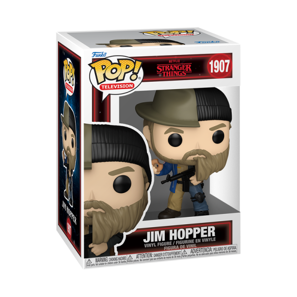 Обложка книги «FUNKO POP! Vinyl: Фигурка: TV: Stranger Things S7 - Jim Hopper (Split)»