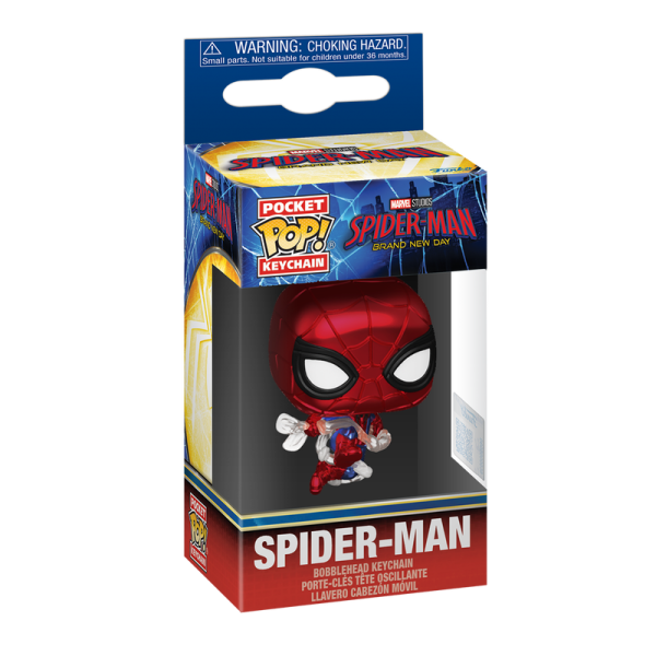 FUNKO POP! Брелок: Spider-Man (Brand New Day)