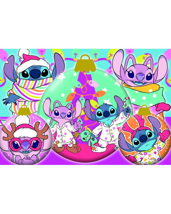 Дополнительное изображение книги «TREFL DISNEY STITCH Пазл Рождество, 100 шт.»