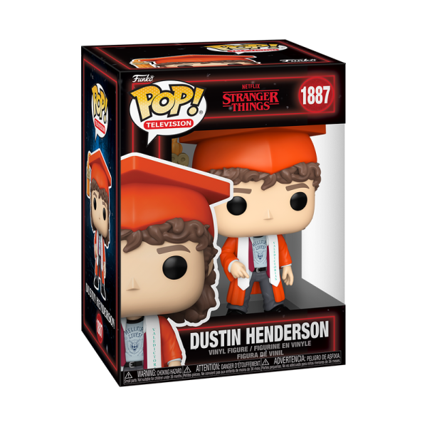 Обложка книги «FUNKO POP! Vinyl: Фигурка: TV: Stranger Things S5 - Dustin (Graduation)»