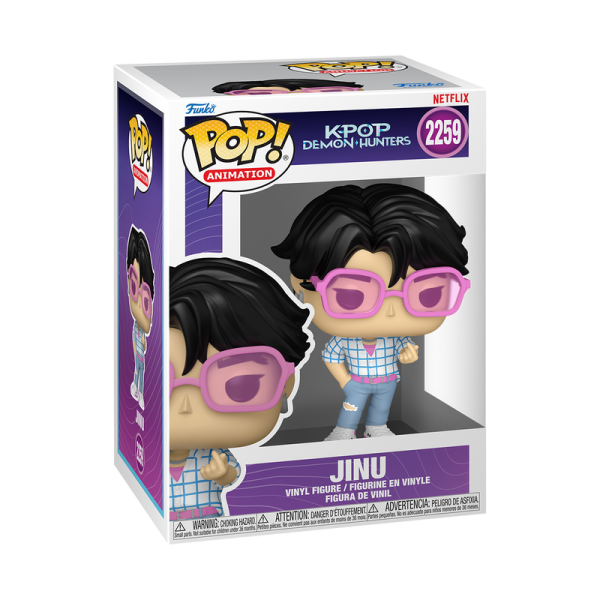 Обложка книги «FUNKO POP! Vinyl: Фигурка: KPOP Demon Hunters - Jinu (w/ Chase)»