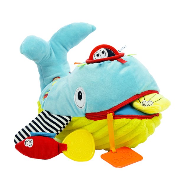 DOLCE TOYS Развивающая мягкая игрушка Забавный Кит
