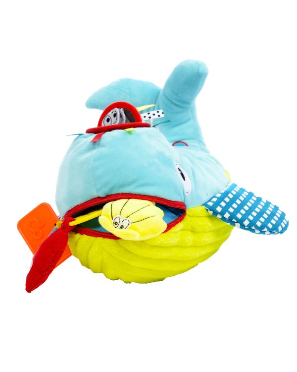 DOLCE TOYS Развивающая мягкая игрушка Забавный Кит