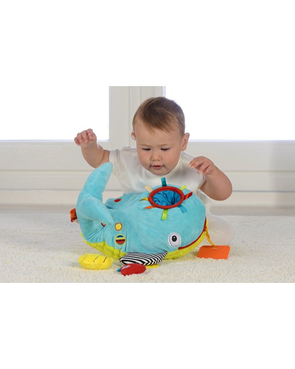 DOLCE TOYS Развивающая мягкая игрушка Забавный Кит