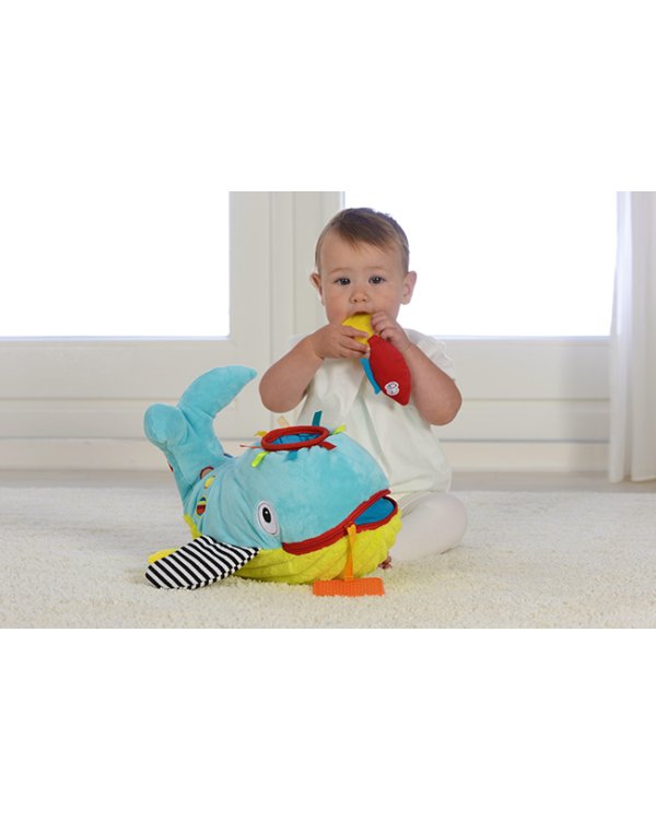DOLCE TOYS Развивающая мягкая игрушка Забавный Кит