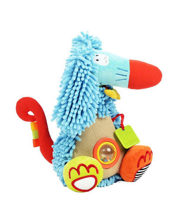 DOLCE TOYS Развивающая мягкая игрушка Афганская Борзая